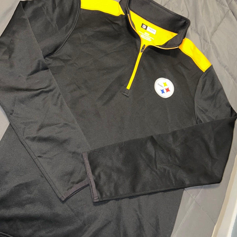 Team Apparel Small Steeler Quarter Zip